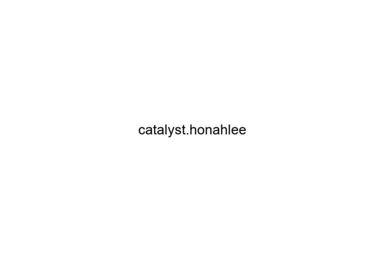 catalyst honahlee