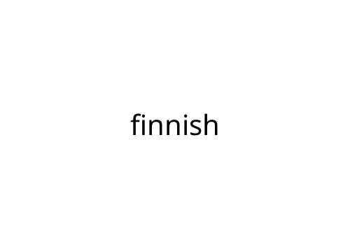 finnish