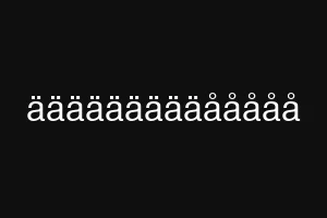 äääääääääååååå