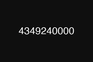 4349240000