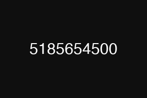 5185654500