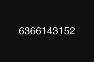 6366143152