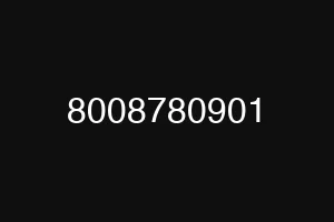 8008780901