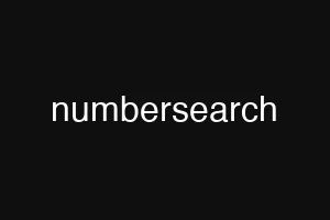 numbersearch